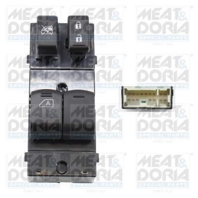 Switch, window regulator